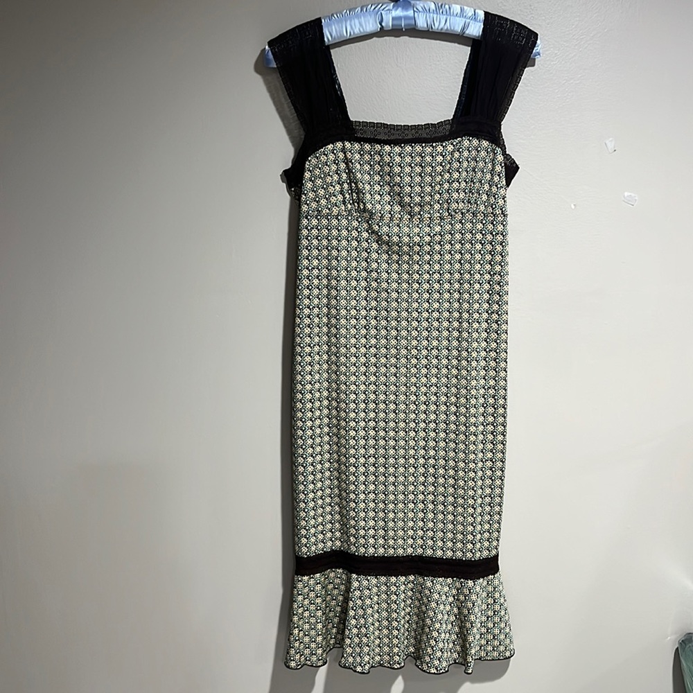 Max Studio Multi Color Print Lace Dress